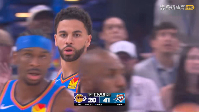 雷霆三分神准轰7记掀翻湖人